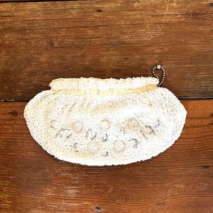 1930s vintage art deco handmade in Belgium glass beaded mini bag Wi Co z…